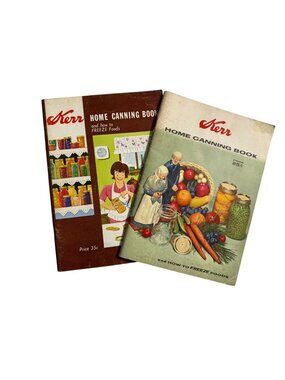 Kerr Home Canning Booklets Lot Of 2 Vintage Preserving Guides With Recipes 1950s